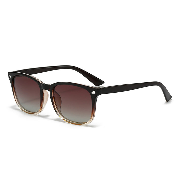 Wholesale  gradient frame sunglasses polarized travel sunglasses men's and women's  sun protection driving glasses