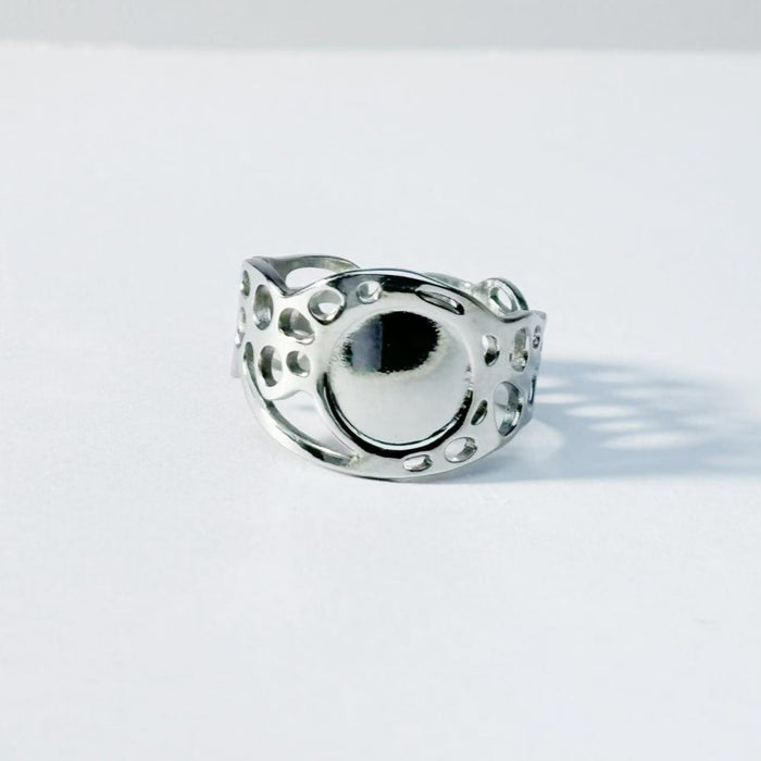 Wholesale Stainless steel ring holder, titanium steel tray, jewelry accessories