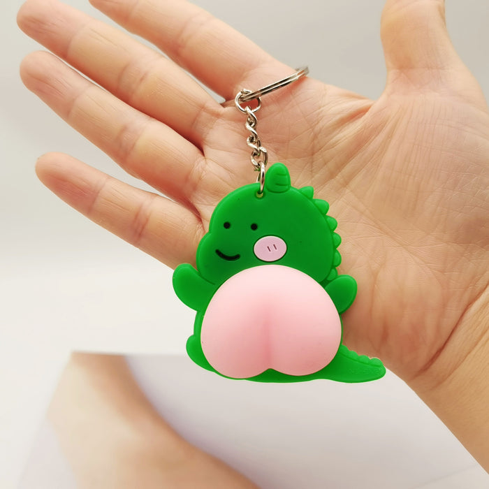 Wholesale PVC Butt Doll Keychain JDC-KC-XiangY066