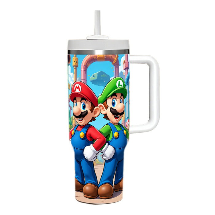 Wholesale 40oz Car Cup  Cartoon Stainless Steel  ice bullies cup Tumbler Thermos Cup