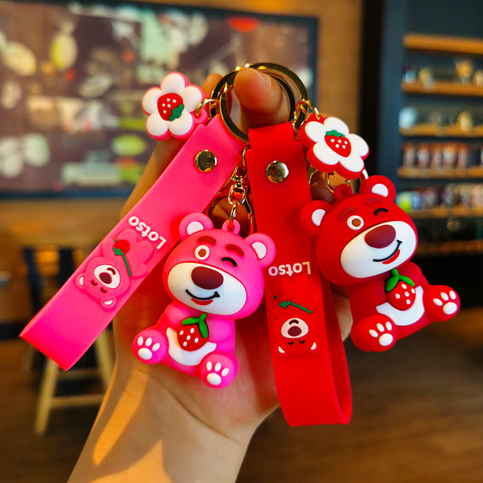 Wholesale Cartoon Doll Silicone Keychain JDC-KC-Tingm140