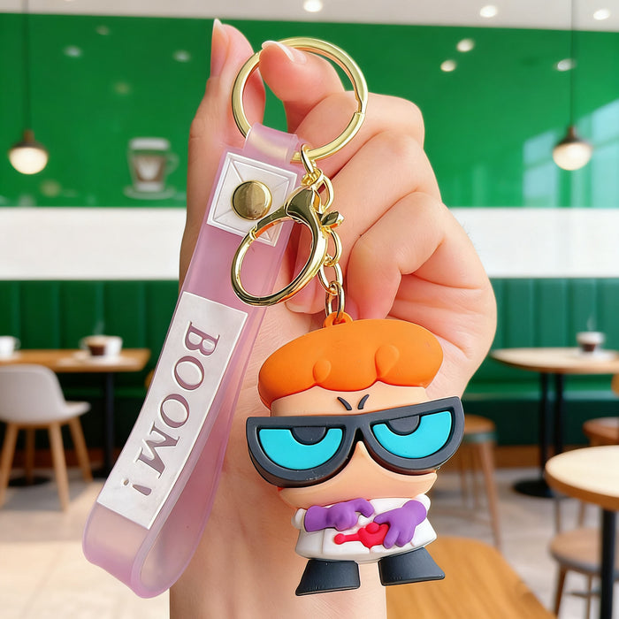 Wholesale Cartoon Silicone Little Tree Man Keychain Car Key Accessory for Gift MOQ≥2