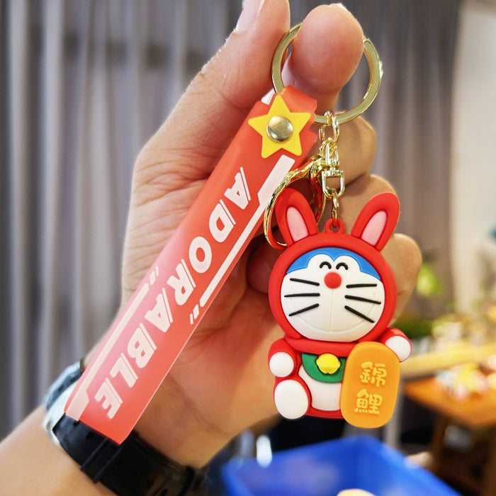 Wholesale PVC Cartoon Doll Keychain JDC-KC-WuYi186