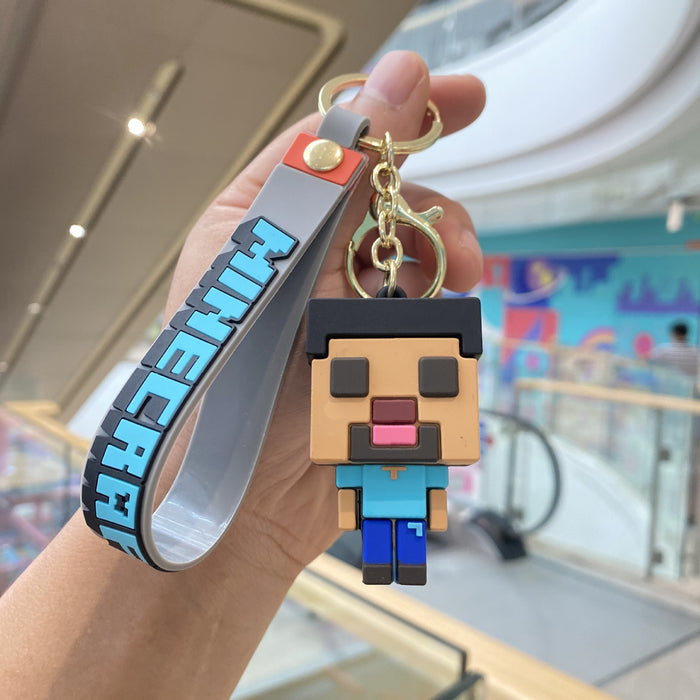 Wholesale game keychain couple keychain doll