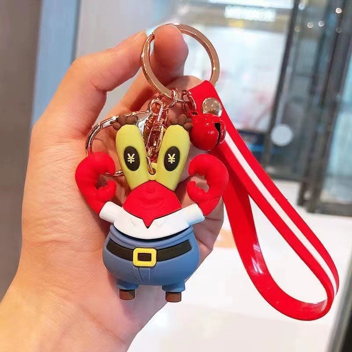 Wholesale Cute Cartoon Doll Glue Keychain JDC-KC-JuMen002