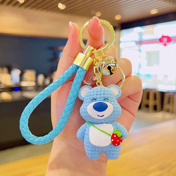 Wholesale Key Chain Pendant  Car Key Pendant Bag Pendant Couple Cartoon Doll Schoolbag