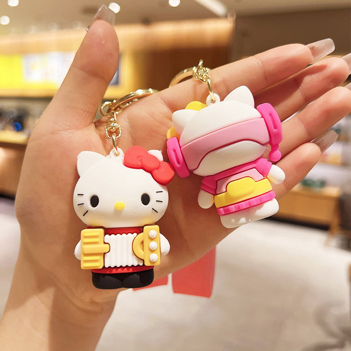 Wholesale Cartoon Doll Silicone Keychains (S) JDC-KC-JuJi009