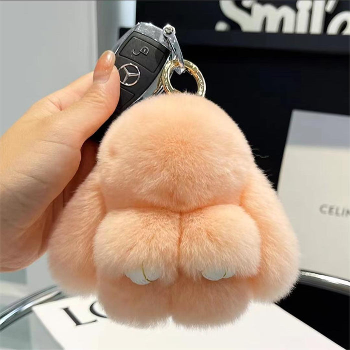 Wholesale  Fur Plush  Key Chain Pendant Plush Doll Bunny Bag Pendant Plush Doll