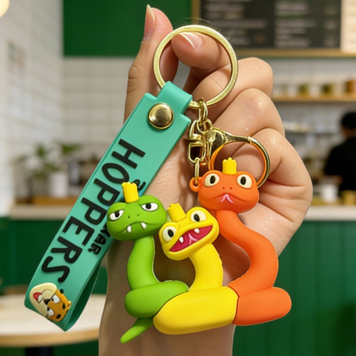 Wholesale Beaver Transformation Plan Silicone PVC Keychain Decorative Accessory Gift Boutique Resale