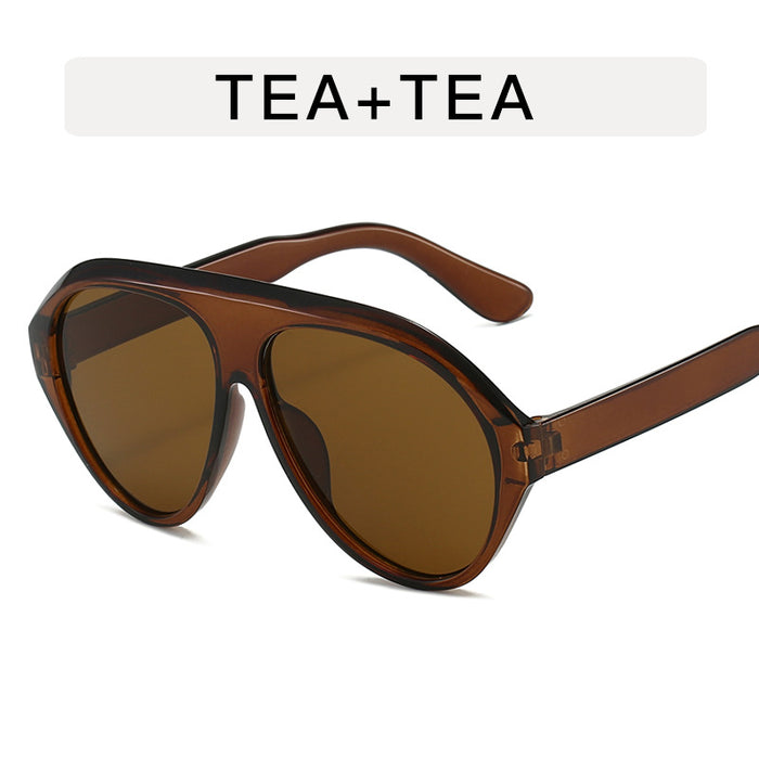 Wholesale Retro Toad Sunglasses Large Frame Street Photography High End Sunscreen Personalized Fashion Sunglasses