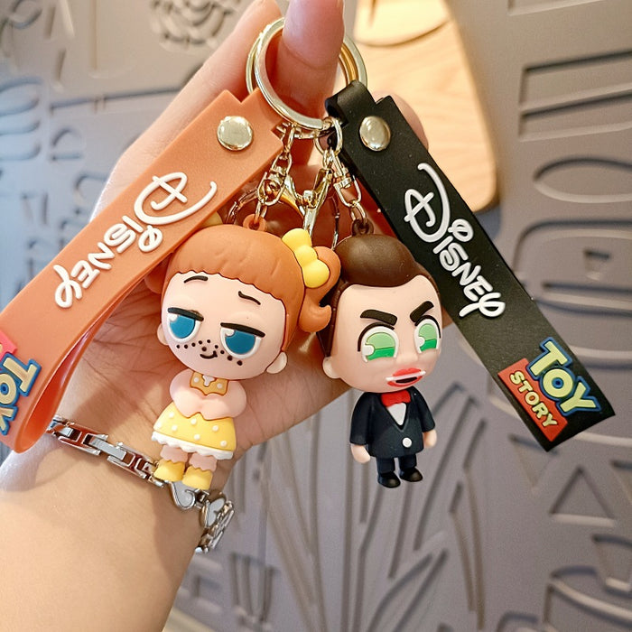 Wholesale Silicone Cartoon Doll Keychain JDC-KC-MingT100