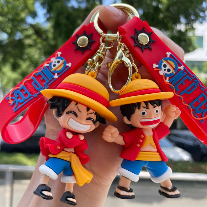 Wholesale 2pcs Cartoon Figure Keychain Backpack Pendant