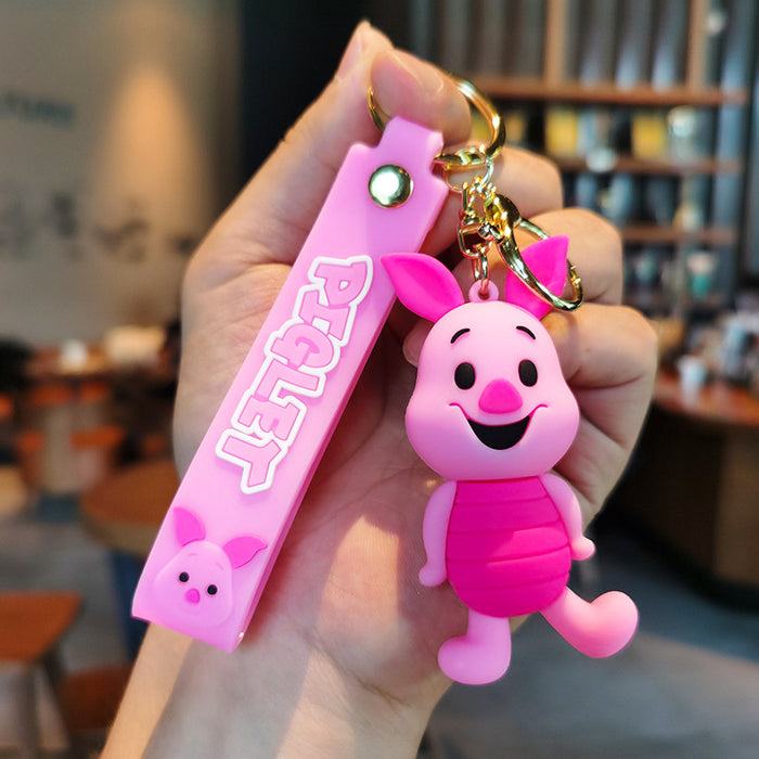 Wholesale Rubber Cartoon Doll Keychain JDC-KC-Tingm190