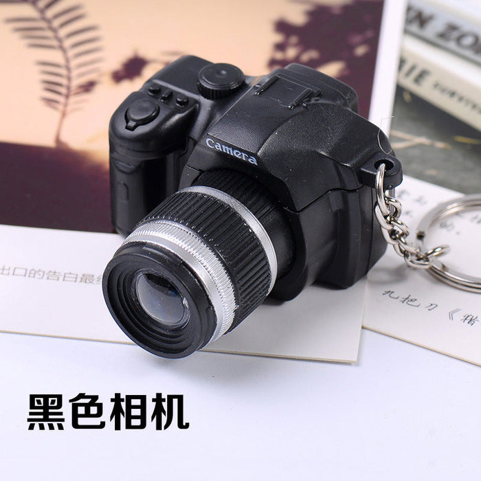 Wholesale LED Light Emitting Sound Simulation SLR Camera Keychain JDC-KC-ZJ001