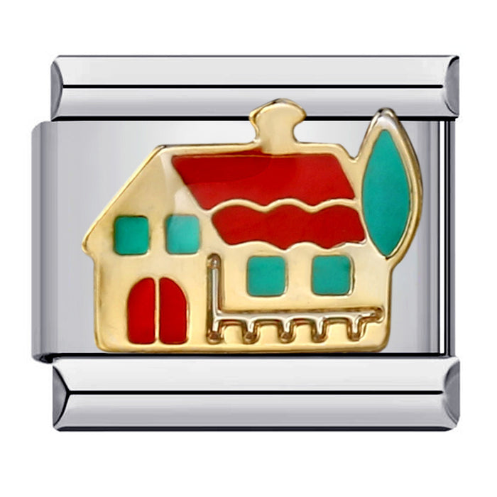 Wholesale Italian Charm Bracelet 9mm Titanium Steel DIY Pattern Free Splicing Detachable Composable Bracelet JDC-BT-KSN002
