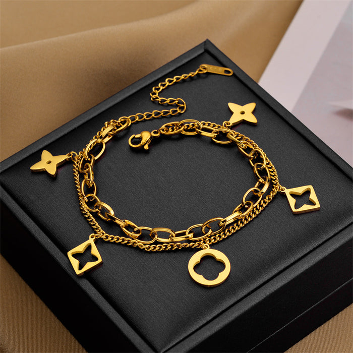 Wholesale Bohemian Titanium Steel Bracelet JDC-BT-ChengY002