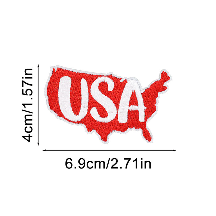 Wholesale Independence Day Embroidery DIY Patches