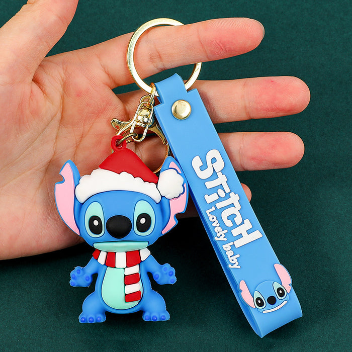 Wholesale Christmas Cartoon-themed cute f designs keychains