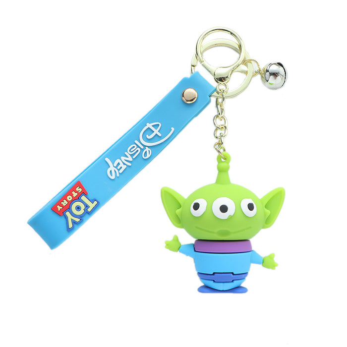 Wholesale  Cartoon  Keychain Pendant Soft Plastic Car Bag Pendant