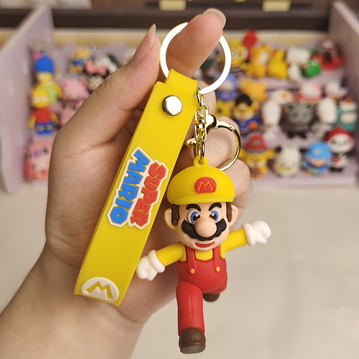 Wholesale Cartoon Silicone Keychain  Car Key Pendant Creative Bag Pendant