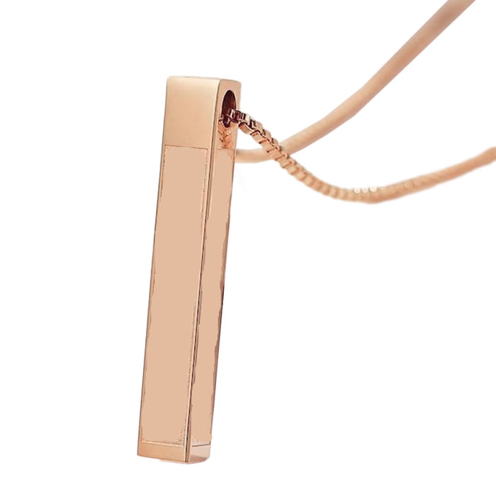 Wholesale Stainless steel bar pendant titanium steel necklace