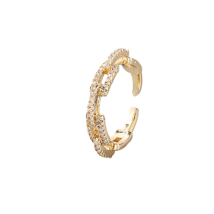 Wholesale Diamond Zircon Ring for Women, Personalized Fashionable Jewelry