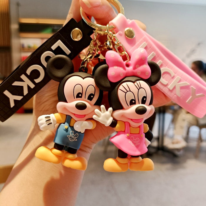 Wholesale Silicone Cartoon Doll Keychain JDC-KC-MingT227