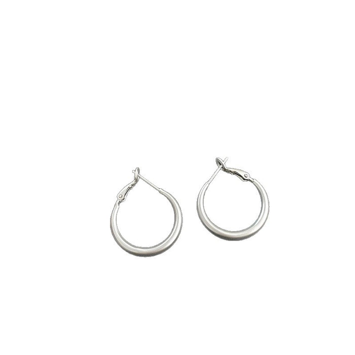 Wholesale Unique and niche style of plain earrings, fashionable and versatile earrings