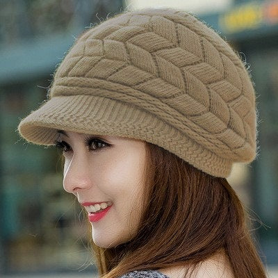 Wholesale Warm Knitted Wool Hats for Middle-aged and Elderly People JDC-HT-PX002