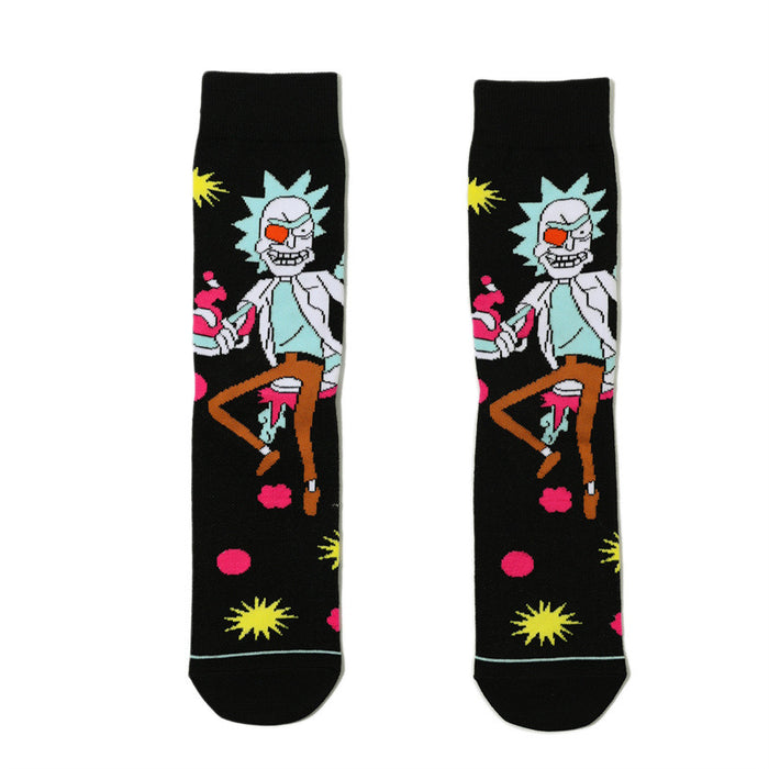 Wholesale Cotton socks,  anime-style mid-calf socks
