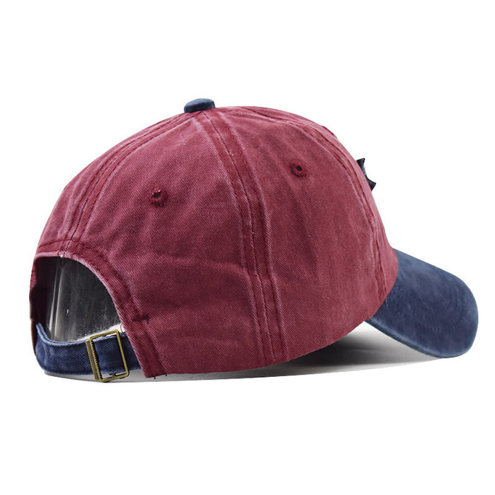 Wholesale Maple Leaf Embroidered Washed Vintage Baseball Cap