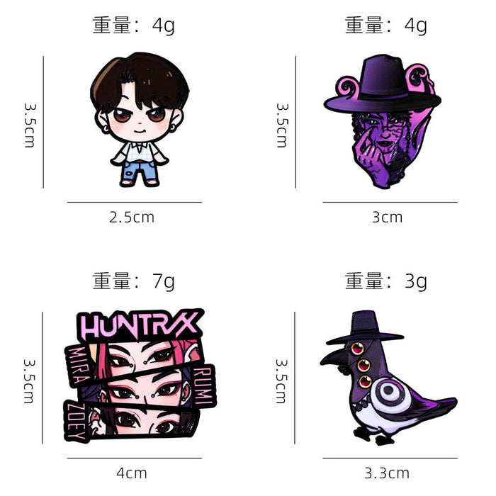 Wholesale KPop Cartoon Anime Bag Decorations Brooch