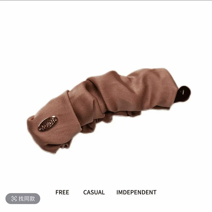 Wholesale Satin Banana Clip Trendy Elegant Vertical Clip Fashion Versatile Hair Accessory