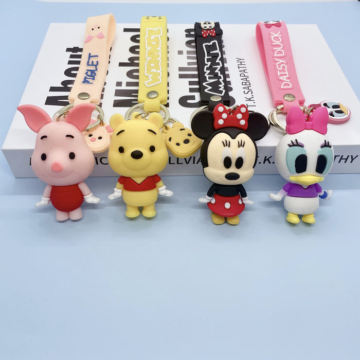 Wholesale Cartoon Doll Silicone Keychain JDC-KC-JuShu042