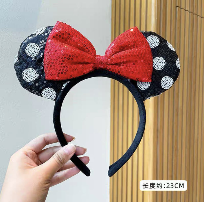 Wholesale Sequin Bow Holiday Headband JDC-HD-Hengz004