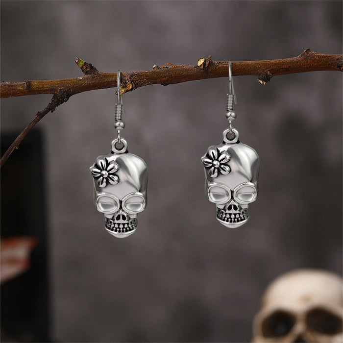 Wholesale Halloween Skull Earrings JDC-ES-Oulu008