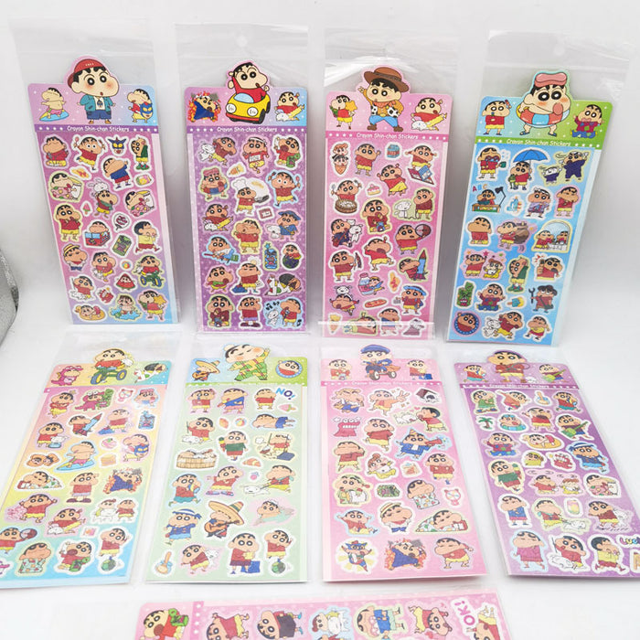 Wholesale Colorful and cute cartoon laser stickers