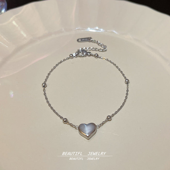 Wholesale stainless steel bracelet double-layer folded to wear