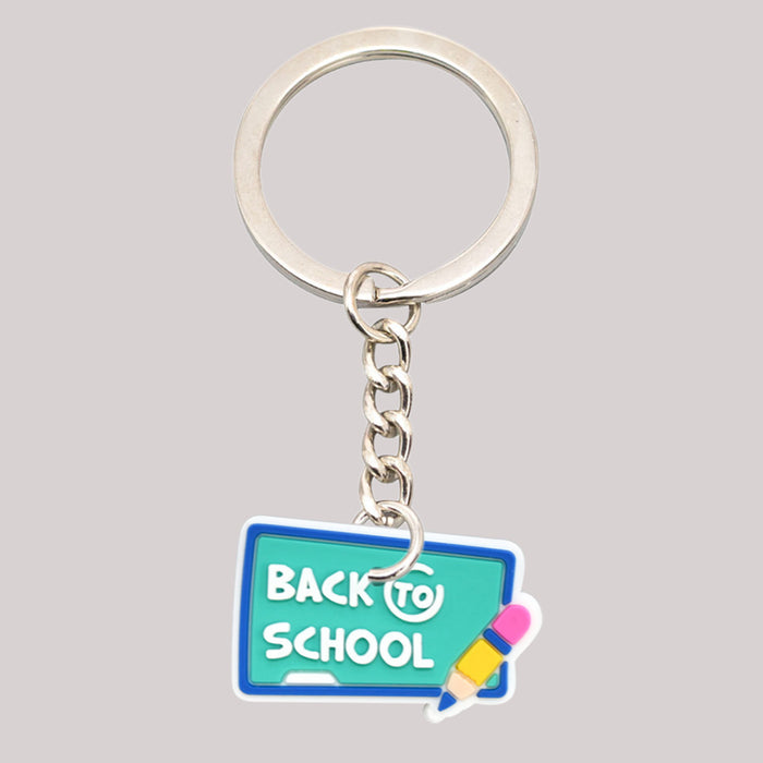 Wholesale  10 PCS Cartoon Keychain PVC Soft Rubber Keychain Accessories  Cute Pendant Keychain