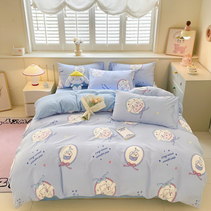 Wholesale Cartoon Bed Sheets, Dust Covers, Protective Covers, Skin Friendly and Frosted Bed Sheets JDC-SEE-AiErMei003