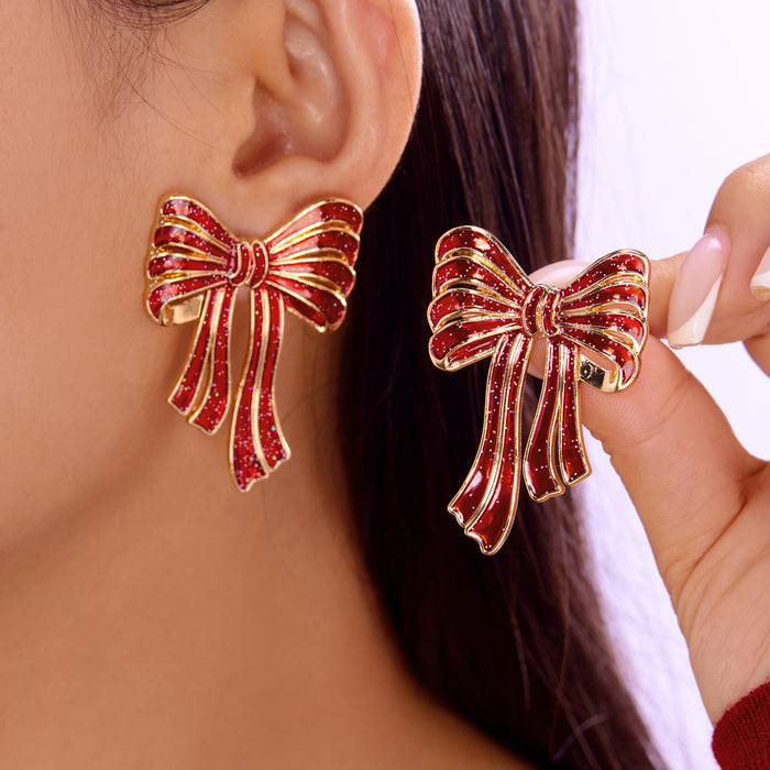 Wholesale Christmas earrings Christmas tree snowflake snowman cowboy boots bell tassel pendant earrings earrings