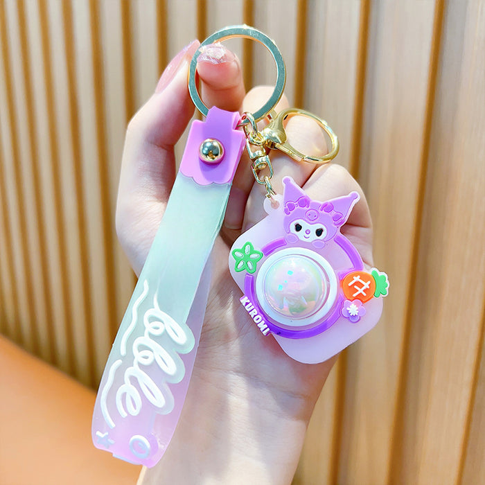 Wholesale Cartoon Flash Camera Cute Car Soft Jelly Decoration Couple's Backpack Cute Keychain Pendant