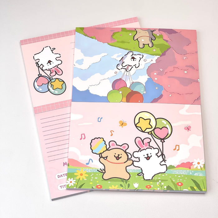Wholesale Stylish B5 Cartoon Notebook Cute Dog Design with Full-Color Pages