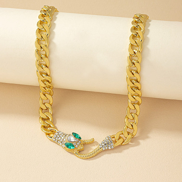 Wholesale Snake Shape Alloy Necklace JDC-NE-WeiY004