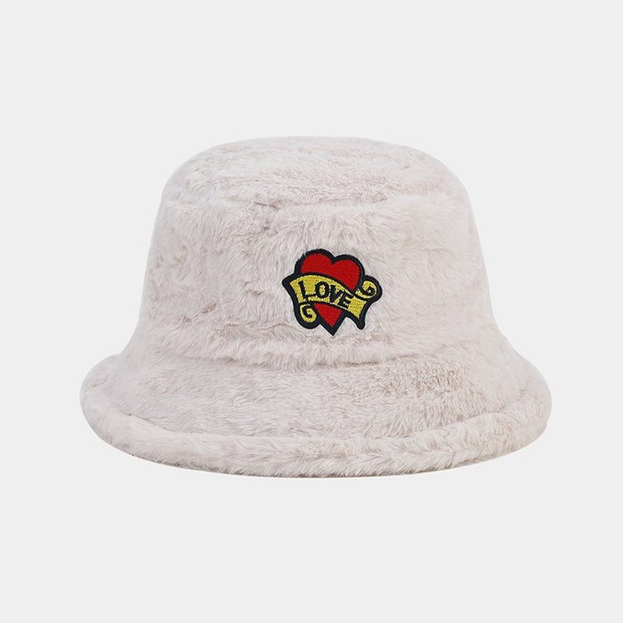 Wholesale Love Letters Plush Bucket Hat JDC-FH-LvY051