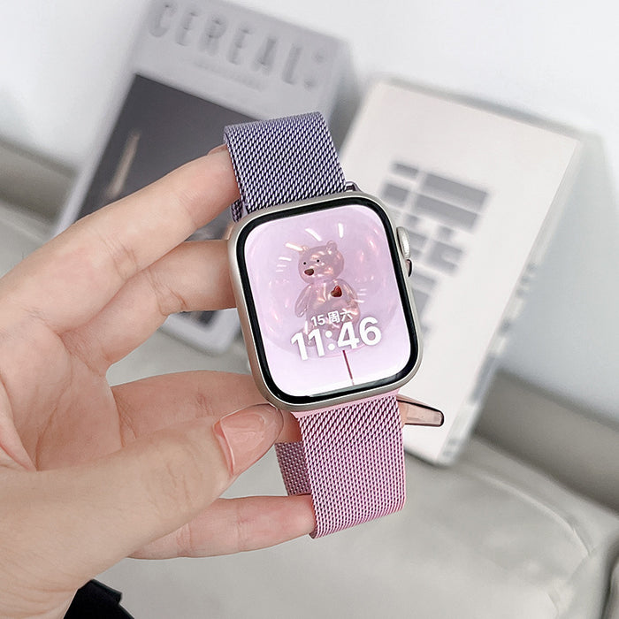 Wholesale iwatch watch strap apple watch metal gradient magnetic