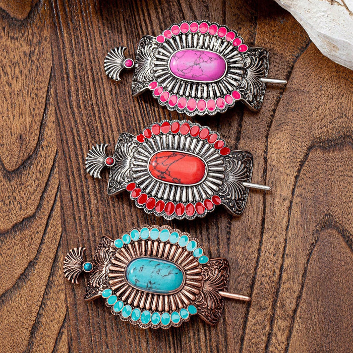 Wholesale Retro Stone Women' s Hair Accessories Hairpin