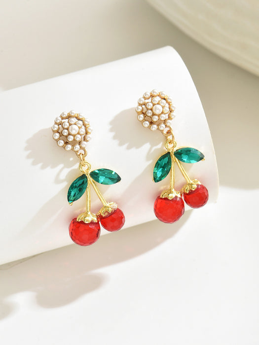 Wholesale Fashionable earrings with imitation pearl earrings, fashionable and simple earrings