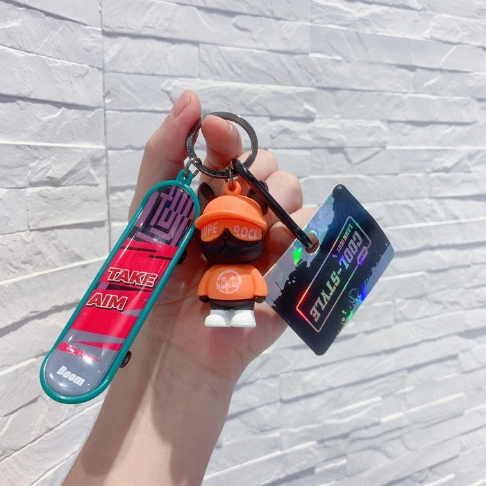 Wholesale PVC bullfight cartoon key chain JDC-KC-JuJi020