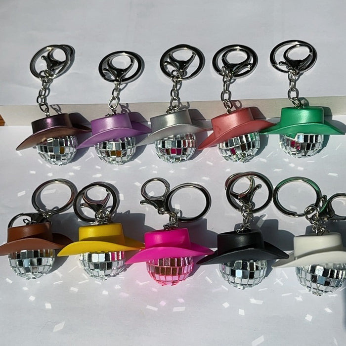 Wholesale Glass Ball Keychain with Cap JDC-KC-LaiTao001